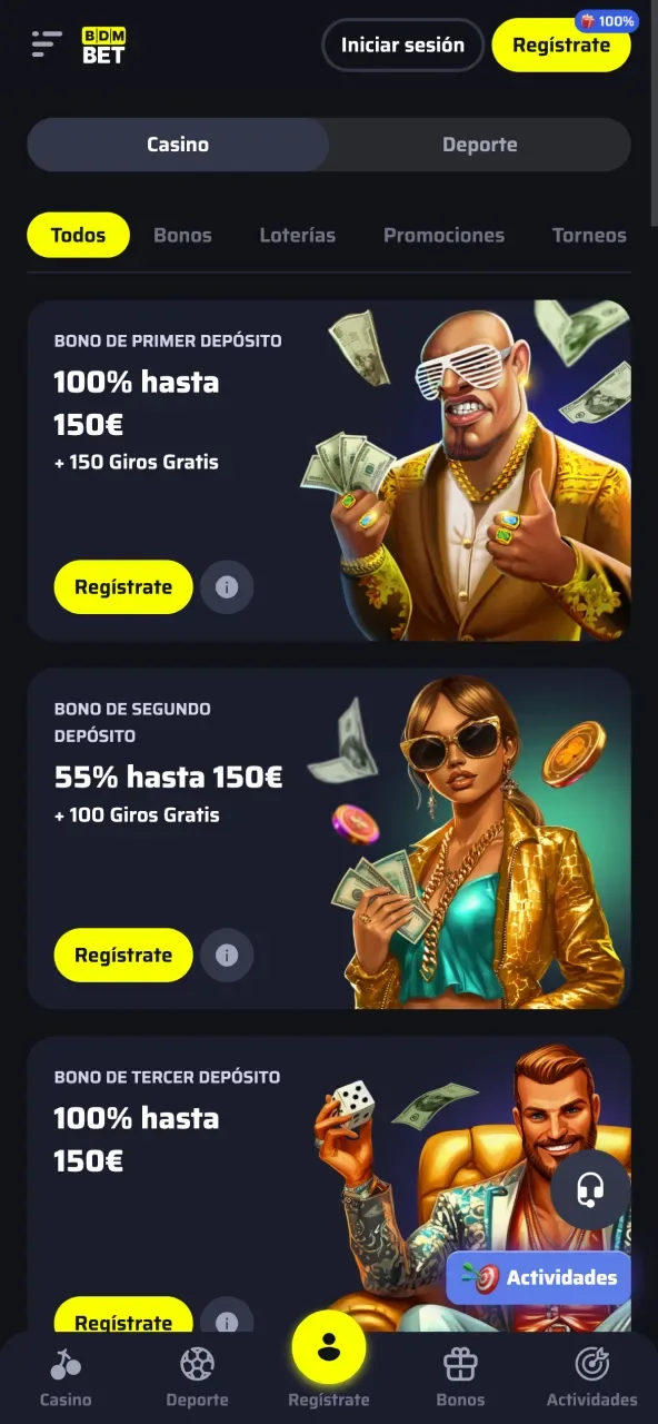 Revisa los bonos y promociones especiales de BDMbet y obtén más recompensas.