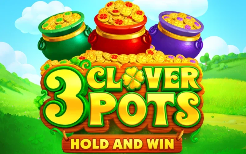 Disfruta jugando al nuevo juego 3 Clover Pots en BDMbet Casino.