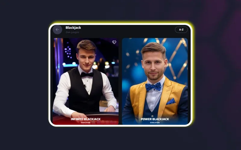 Disfruta jugando al Blackjack en vivo en la plataforma BDMbet.