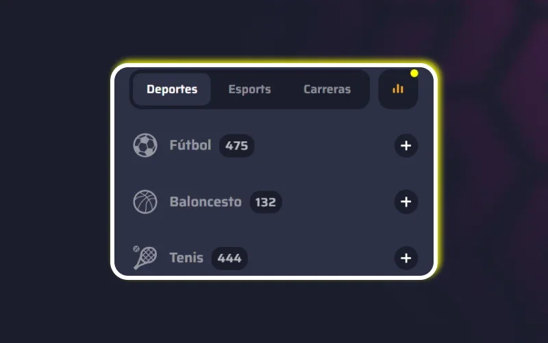 BDMbet ofrece muchos eventos deportivos en los que apostar.