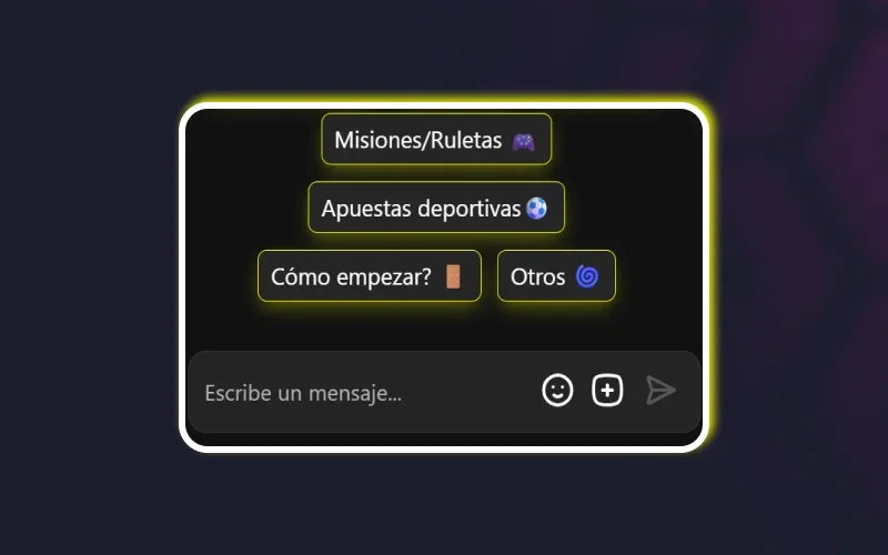 Póngase en contacto con el soporte de BDMbet a través del chat en vivo.