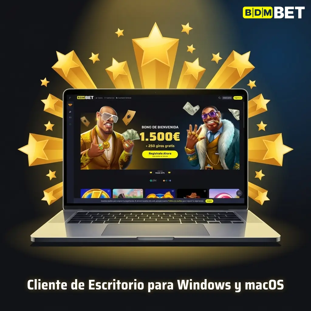 Interfaz web de BDMbet accesible desde navegadores Chrome, Firefox, Edge y Safari en Windows y macOS