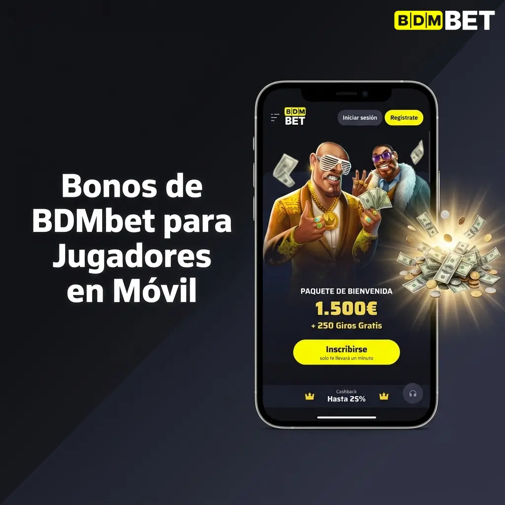 Bono de bienvenida BDMbet en móvil: 100% hasta 150 EUR en casino o deportes para nuevos usuarios