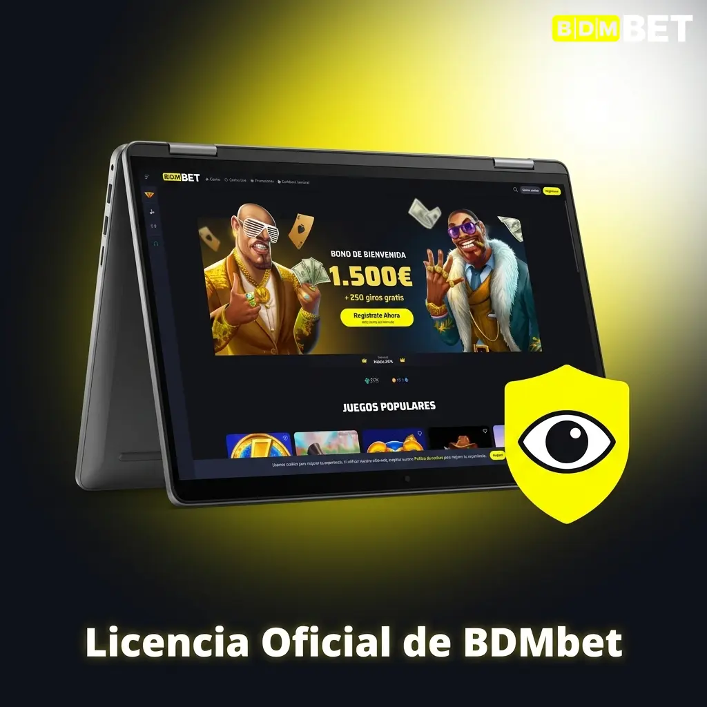Licencia oficial de BDMbet con número 365/JAZ emitida por Curaçao eGaming para operar en España
