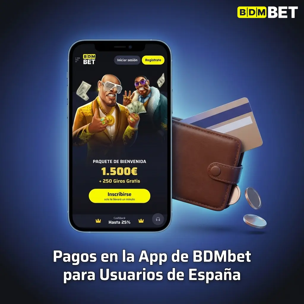 Métodos de pago en la app BDMbet España: Visa, Mastercard, PayPal, Skrill, Neteller y criptomonedas