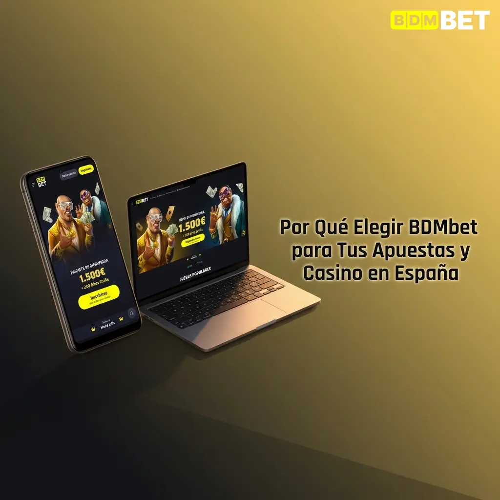 BDMbet plataforma apuestas deportivas y casino online en España con bono bienvenida y app móvil