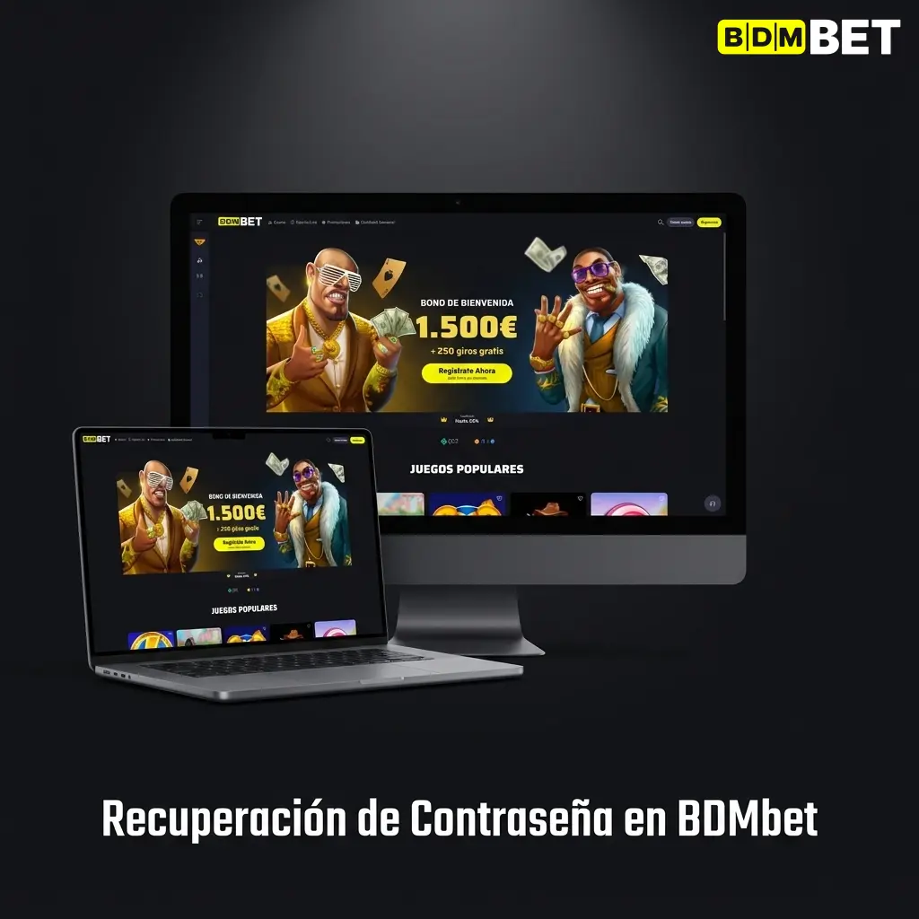 Pasos para recuperar contraseña en BDMbet: pantalla de inicio, email registrado y enlace de restablecimiento