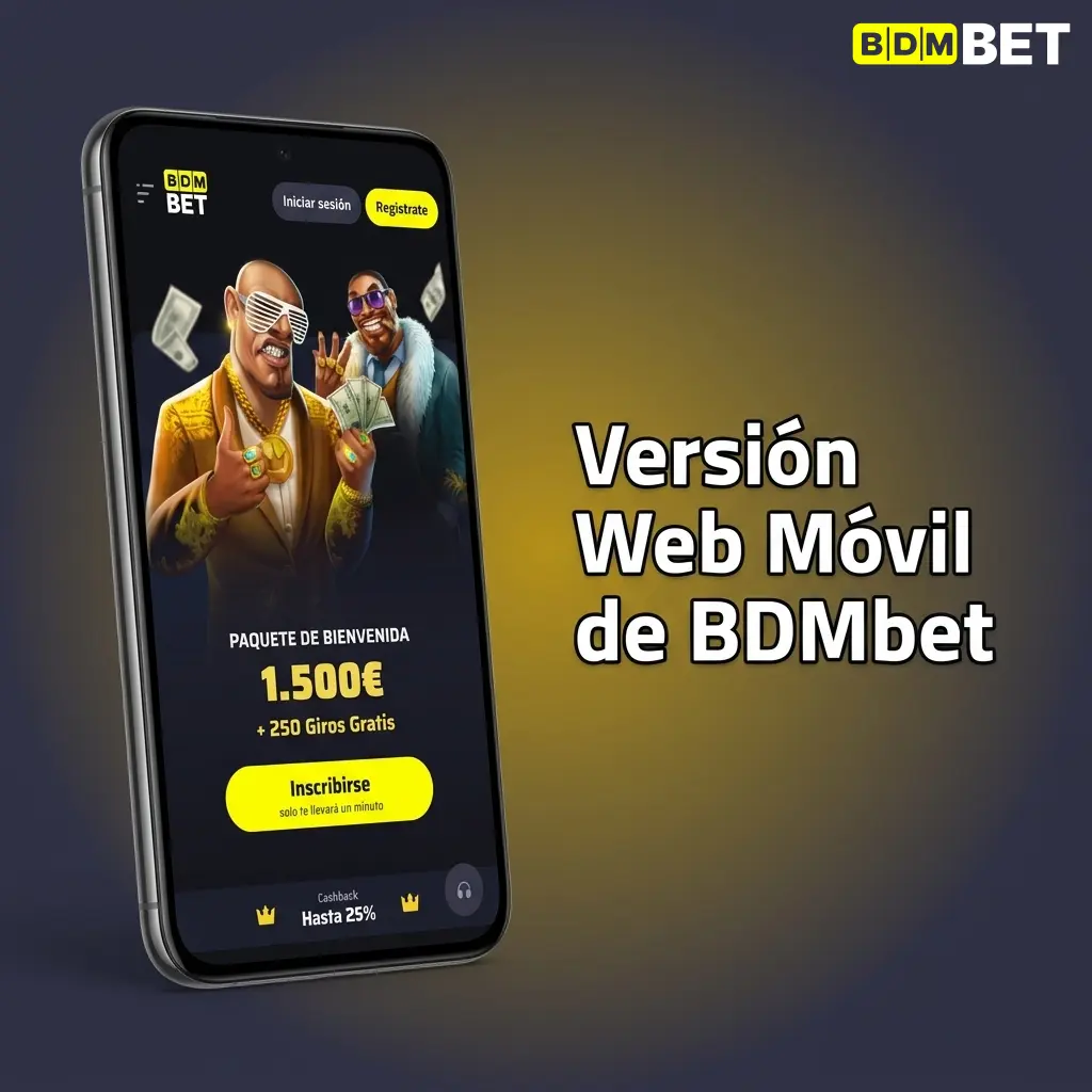 Versión web móvil de BDMbet accesible desde navegador en smartphones y tablets sin descargar aplicación