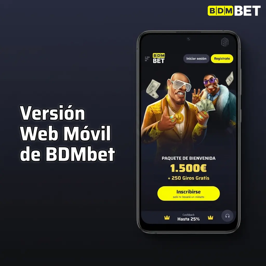 Versión web móvil de BDMbet accesible desde smartphone y tablet sin descargar app en Android ni iOS